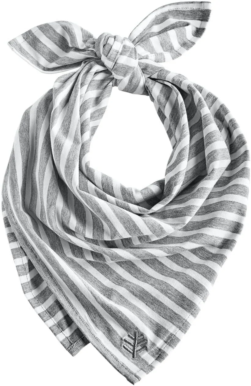 Coolibar UPF 50  Unisex Sanibel Everyday Beach Bandana, Lavendula, One Size, Solid - Sun Protective