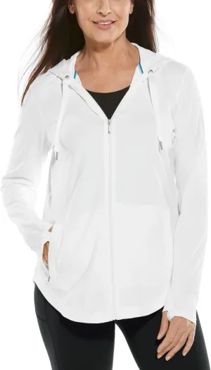 Coolibar UPF 50  Women's LumaLeo Zip-Up Hoodie - Sun Protective