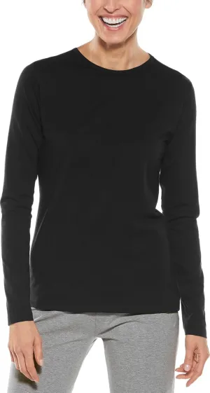 Coolibar UPF 50  Women's Morada Everyday Long Sleeve T-Shirt - Sun Protective