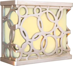 Craftmade ICH1620-BN Illuminated Chime System Hand-Carved Circular Lighted LED Door Chime, Brushed Nickel (10"H x 8.75"W)