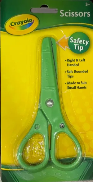 CRAYOLA KIDS TIP SCISSORS (BLISTER)
