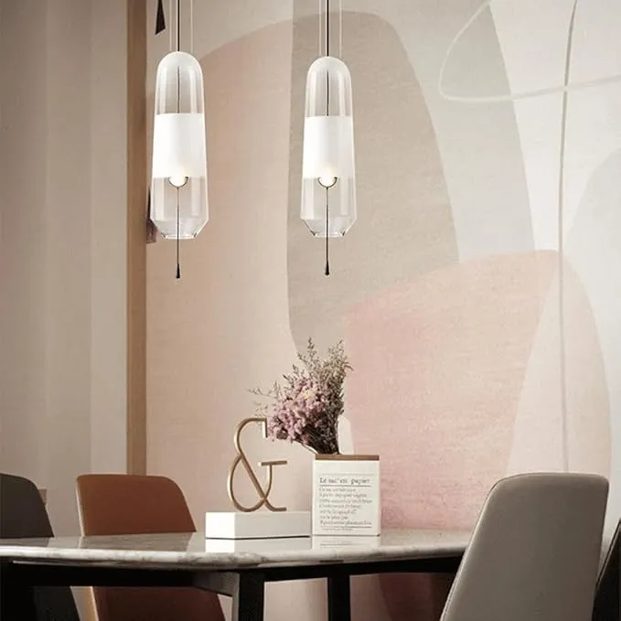 Creative Single Head Glass Distinctive Hanging Light For Home Decor