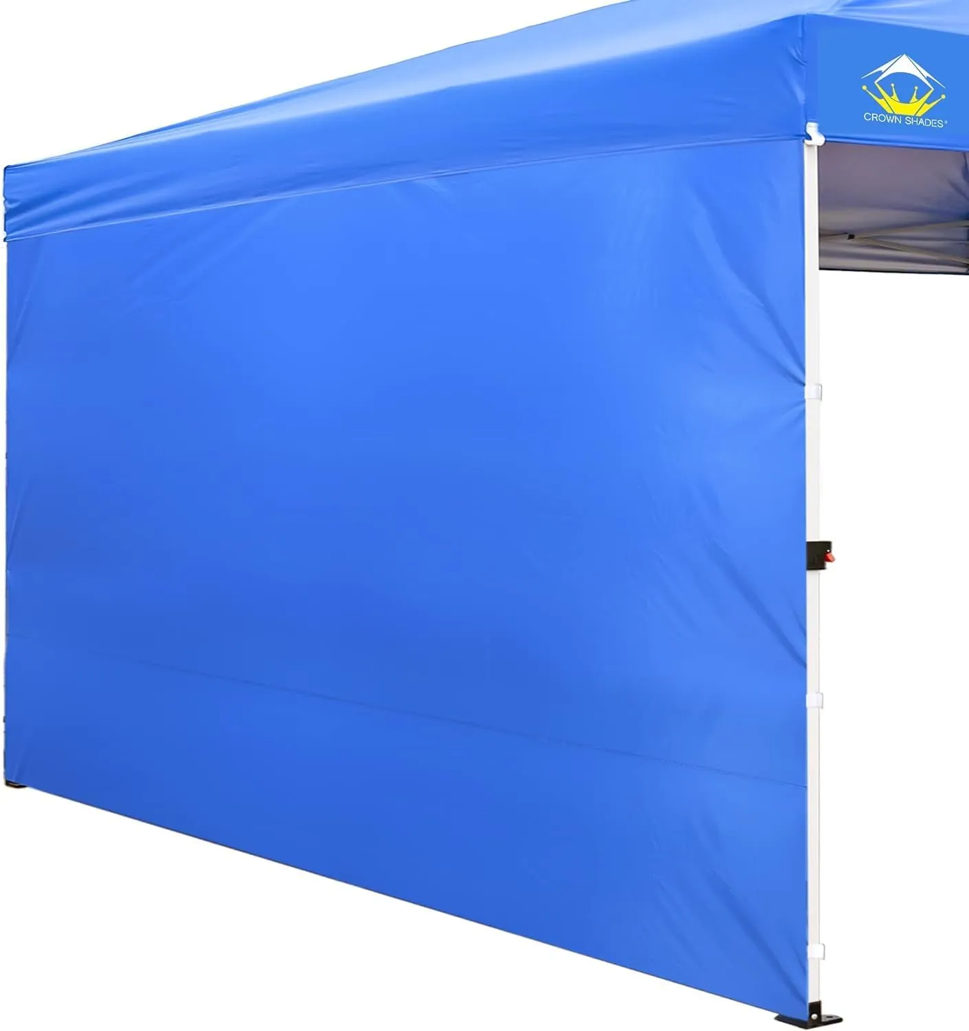 CROWN SHADES SideWall Silver for 10x10 Pop Up Canopy with 6 Pockets, 1 Pack Sidewall Only with Silver Coating (1 Pack, Blue)