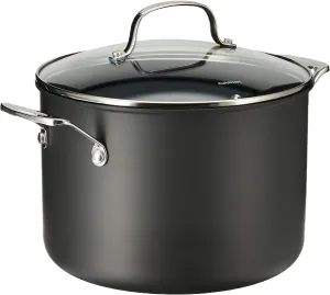 Cuisinart Chef's Classic Nonstick Hard-Anodized 8-Quart Stockpot with Lid,Black