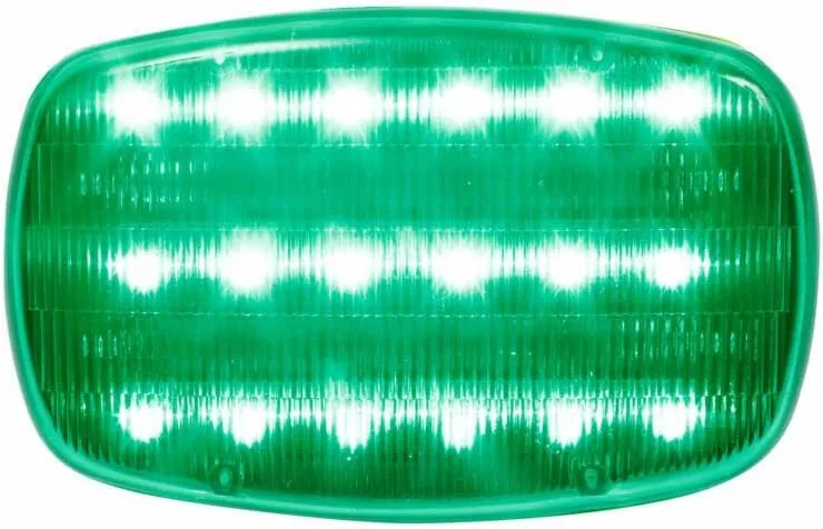 Custer HF18SG-PHD Green LED Light, Battery Powered, Magnetic, Heavy Duty Magnets, Clamshell
