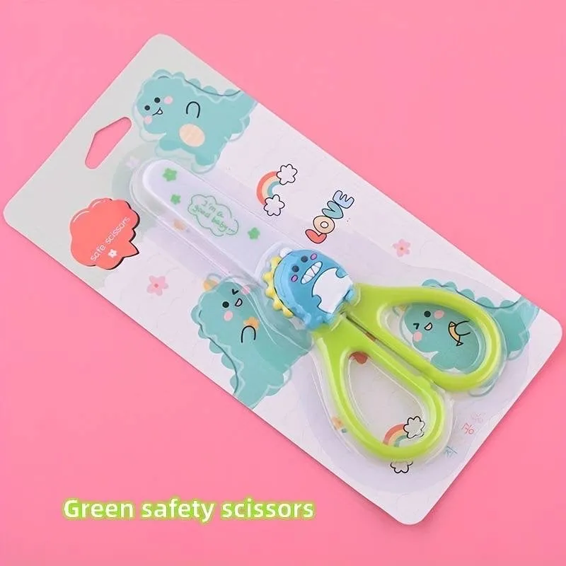 Cute Dino/Rabbit Scissors with Safety