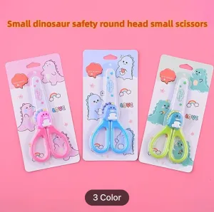 Cute Dino/Rabbit Scissors with Safety