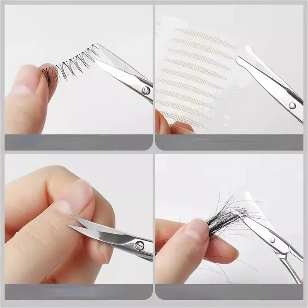 Cuticle Scissors Eyebrow Trimmer Curved Nail Clippers Cuticle Remover Professional Manicure Tools,b