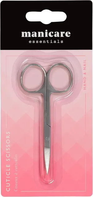 Cuticle Scissors, Professional Japanese Stainless Steel, Sharp Curved Tips, Trims Nails, Cuticles And Dead Skin, Beauty Scissors For Trimming Eyebrows, Nose Hair, Fingernails And Toenails