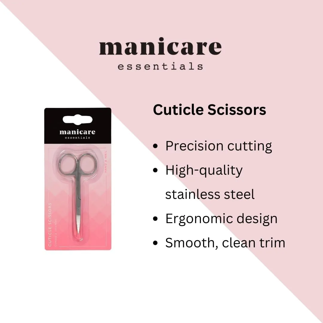 Cuticle Scissors, Professional Japanese Stainless Steel, Sharp Curved Tips, Trims Nails, Cuticles And Dead Skin, Beauty Scissors For Trimming Eyebrows, Nose Hair, Fingernails And Toenails