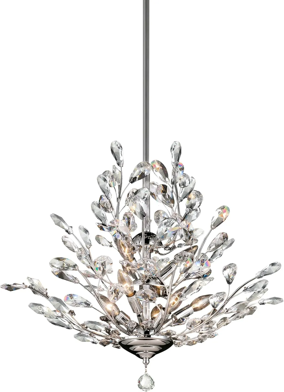 Dale Tiffany GH90289 Monaco Chandelier, 26", Crystal