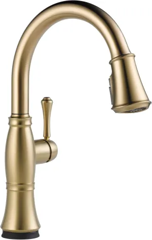 Delta 9197T-CZ-PR-DST Cassidy Kitchen Faucet, Lumicoat Champagne Bronze