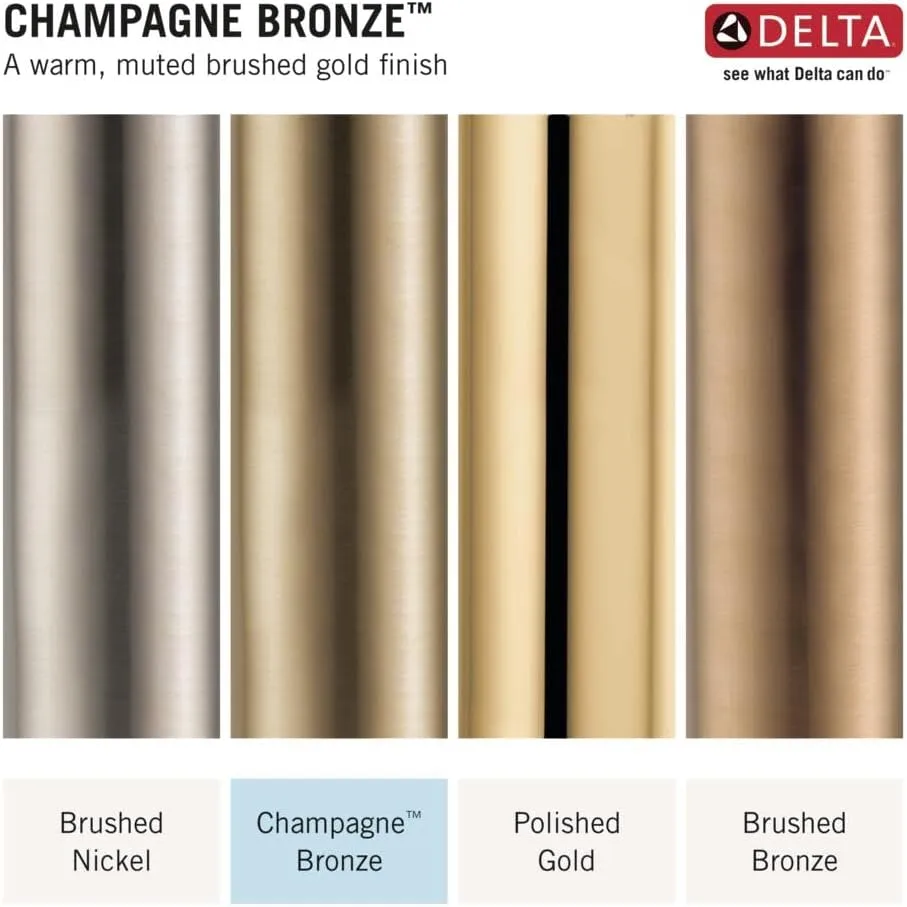Delta 9197T-CZ-PR-DST Cassidy Kitchen Faucet, Lumicoat Champagne Bronze