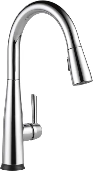 Delta Faucet Essa VoiceIQ Touchless Kitchen Faucet with Pull Down Sprayer, Smart Faucet, Alexa and Google Assistant Voice Activated, Kitchen Sink Faucet, Chrome 9113TV-DST