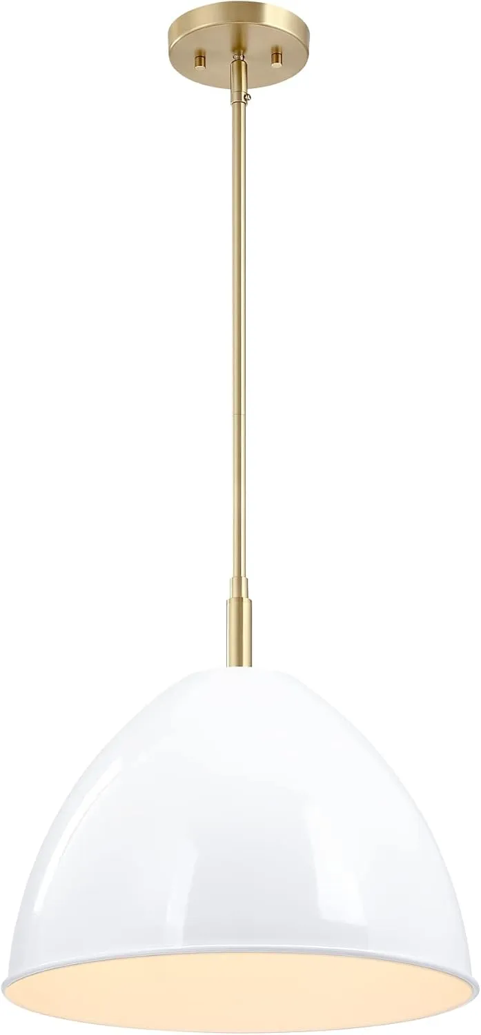 DESIGNERS FOUNTAIN Biba 15 inch 1-Light Pendant Light Fixture, Brushed Gold, D300M-15P-BG