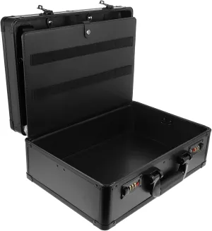 DOITOOL Suitcases 1pc Hairdressing Toolbox Suitcase Scissors Travel Cosmetic Case Hairdresser Case Storage Box Travel Hair Tools, Black, 40.00X35.50X15.00CM