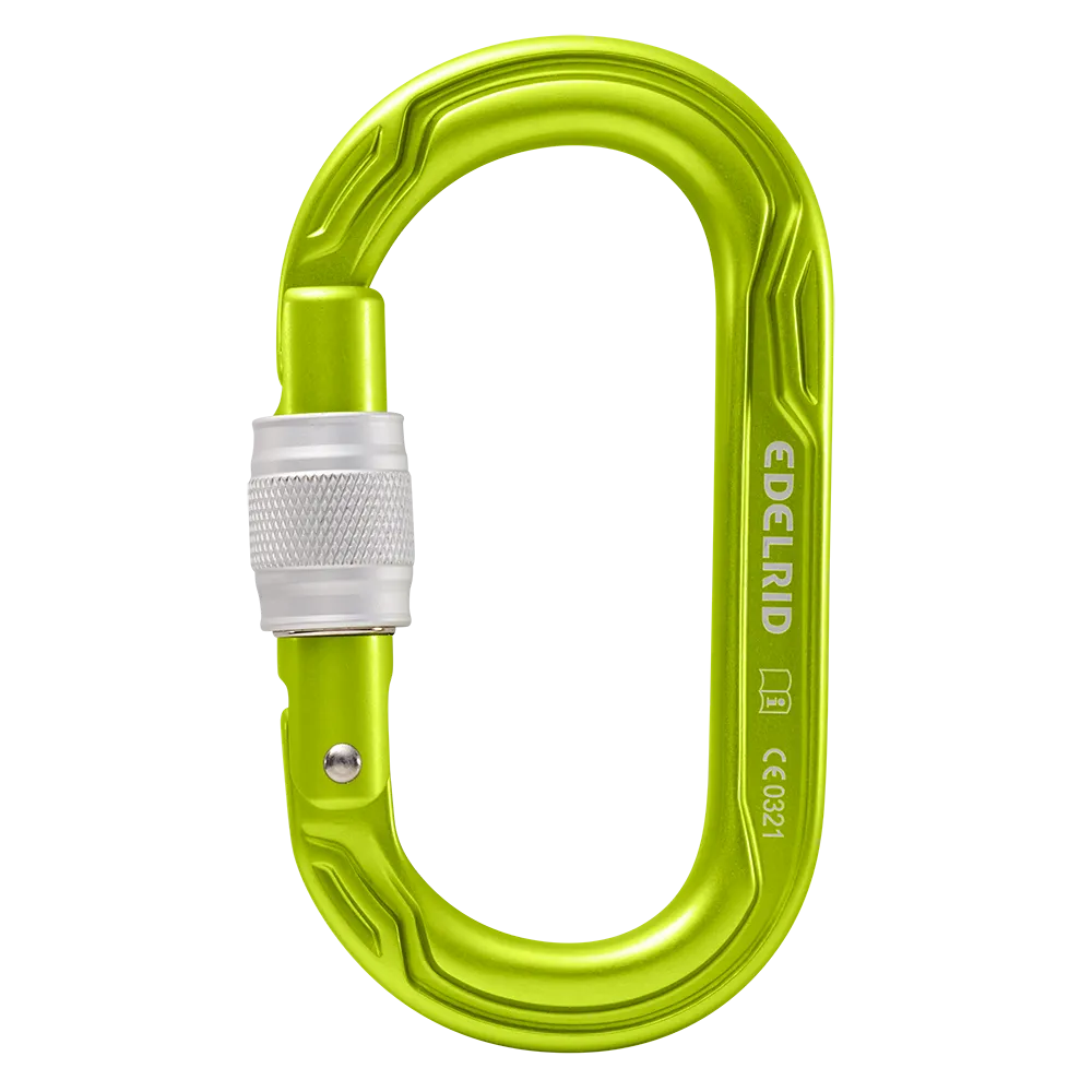 Edelrid Oval Screwgate Carabiner