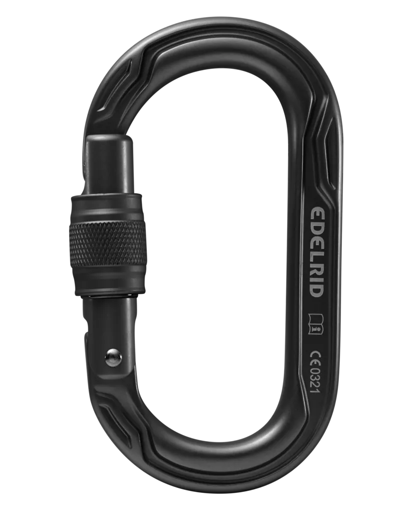Edelrid Oval Screwgate Carabiner