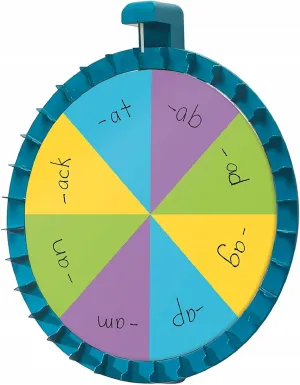 Educational Insights Jumbo Magnetic Spin Wheel - Customizable Magnetic Spinner for Classroom Games and Learning Activities, Fun Teacher & Classroom Supplies, Large Spinning Wheel for Dry Erase Board