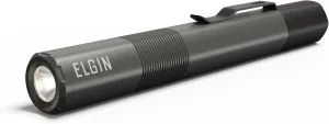 Elgin Firebolt Inspection LED Flashlight, 100 Lumens Compact Pocket Work Light with Magnetic Mount and Rubber Bite Grip, Heavy-Duty IP66-Rated EDC Pen Light for Mechanics, Contractors and DIY Projects