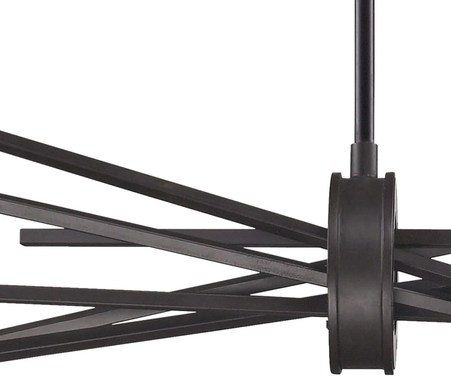 Elk Home Xenia 6-Light Chandelier - Oil Rubbed Bronze, 22-inch Wide, Adjustable Contemporary Modern Farmhouse, Sloped Ceiling Compatible, Dimmable, Sputnik, Minimalist Industrial Lighting
