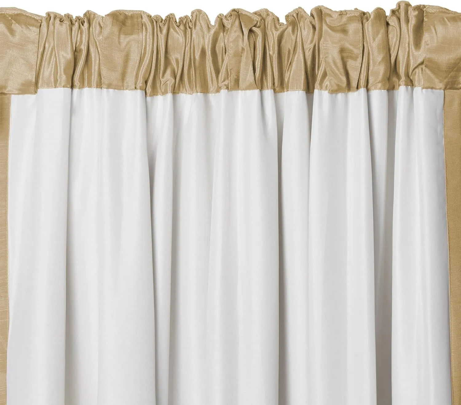 Elrene Home Fashions Cahcet - Hang 3 Ways - Energy Efficient Lined Rod Pocket Window Curtain Drape Panel, 52" x 108", Camel (1 Panel)