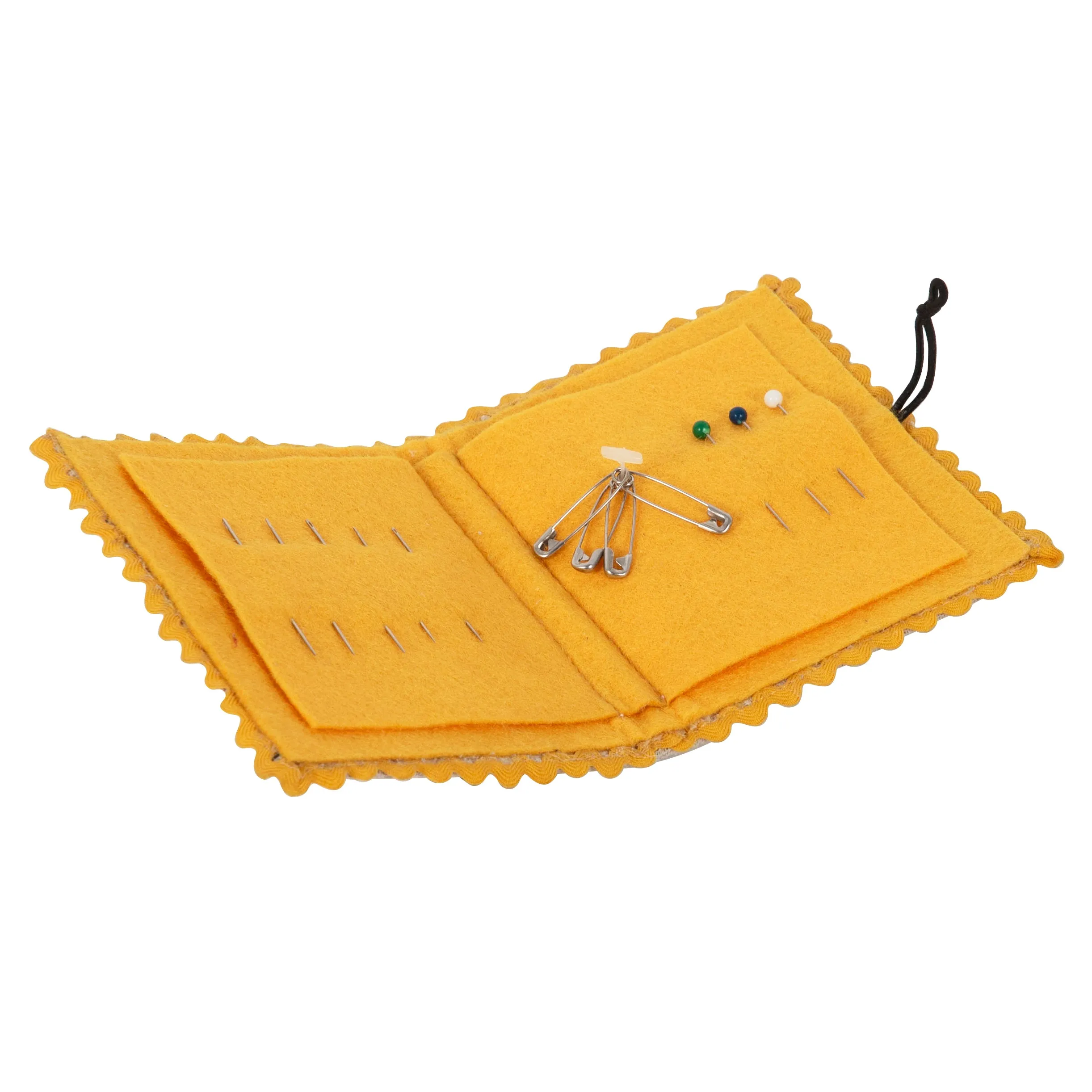 Embroidered Bee Needle Case & Scissors - Hobby Gift