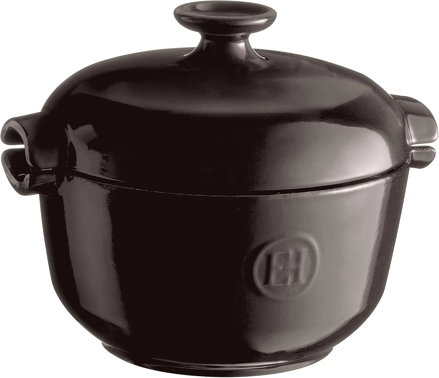 Emile Henry 2.5 qt Rice Pot, Charcoal