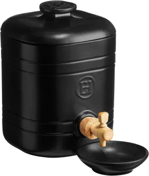 Emile Henry 2.5 qt Vinegar Pot, Black