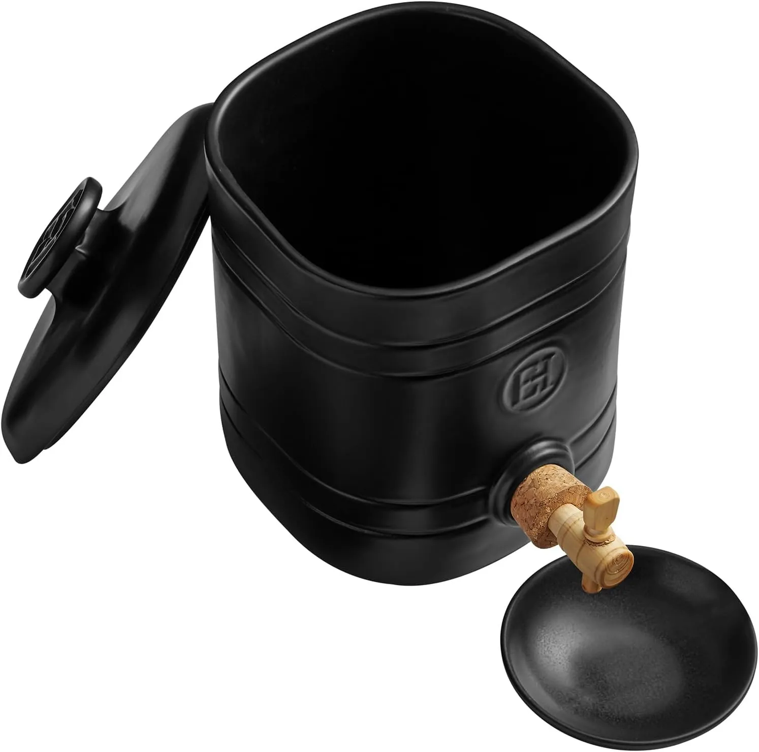Emile Henry 2.5 qt Vinegar Pot, Black