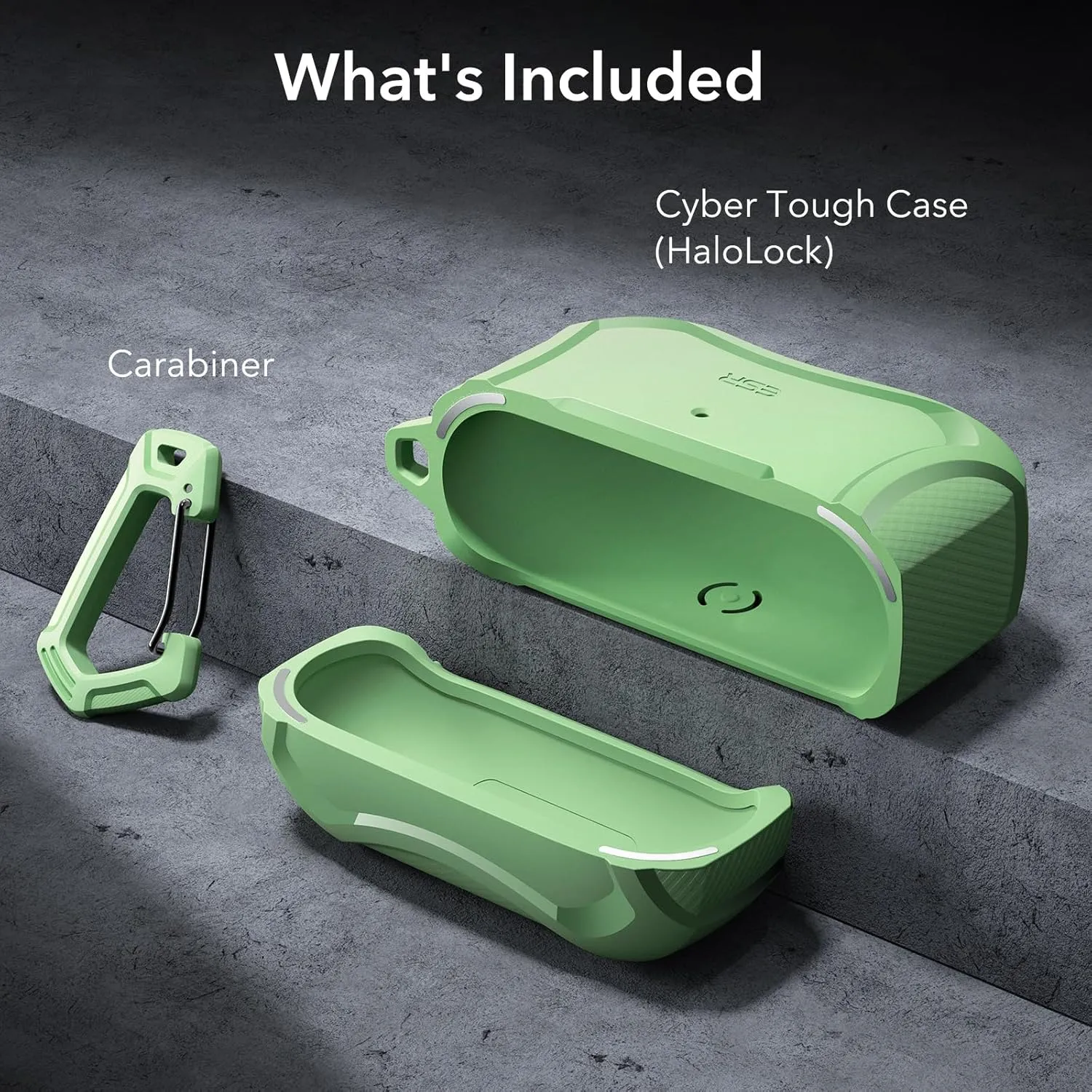 ESR for AirPods Pro 2nd Generation Case, Compatible with Airpods Pro Case 2nd/1st Gen (2023/2022/2019), Compatible with MagSafe, Powerful Drop Protection, Magnetic Lid with Cleaner Kit, Light Green