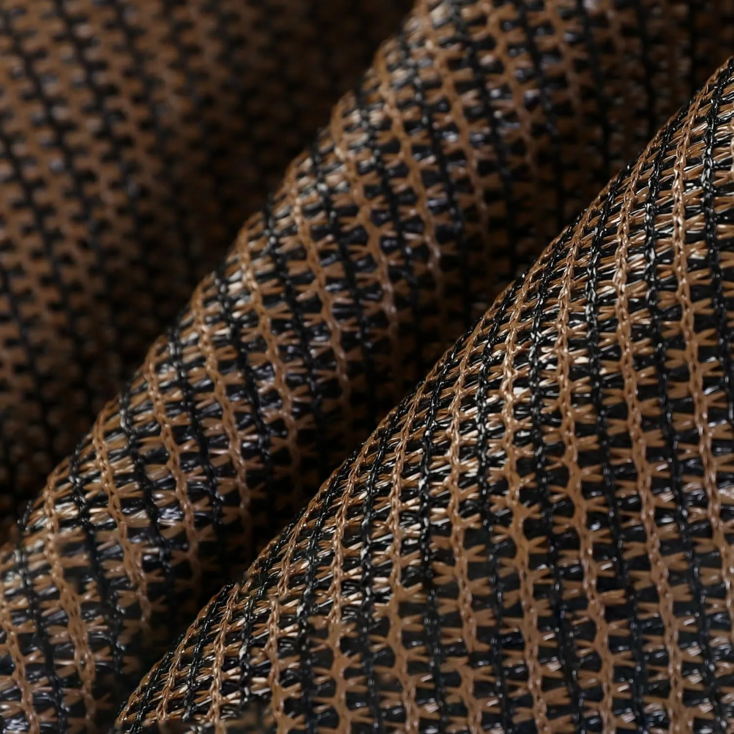 FAIR WIND Shade Cloth 90% Sun Shade Fabric Privacy Screen Shade Cover Patio Canopy with Grommets Shade Net for Garden Outdoor Pergola 6 x 10 FT - Mocha