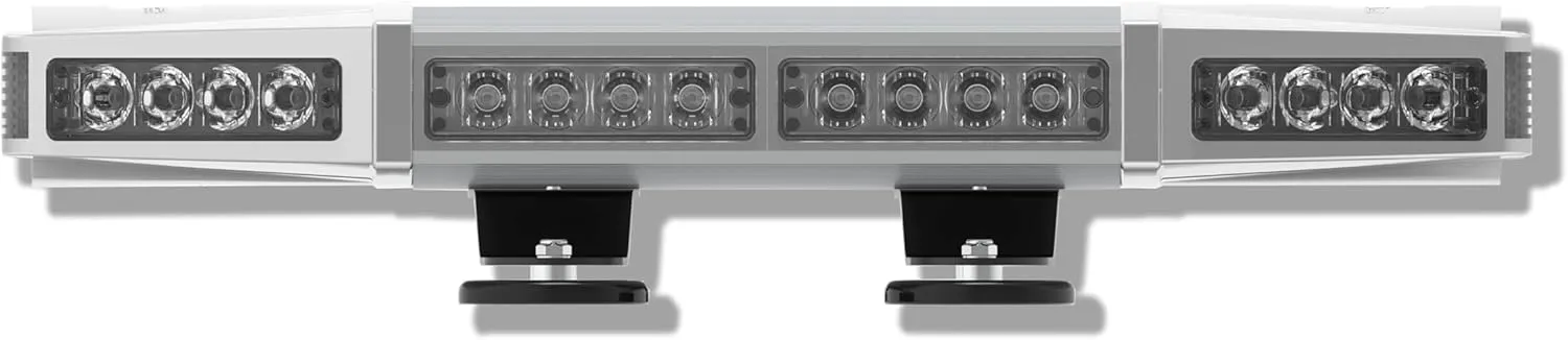 Falcon Flight Emergency 3 watt Low Profile Magnetic Roof Mount Mini LED Light Bar 18 in (Amber/White)