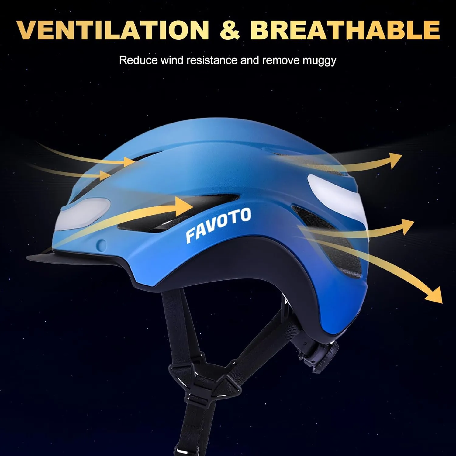 Favoto Bike Helmet with Turn Signals Lights - Smart Helmets for Adults Men Women - CPSC Certified Lightweight Bike Helmets - Road Bicycle E-Bikes MTB Commuter