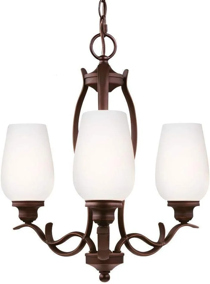 Feiss F3001/3ORBH Standish Chandeliers Lighting, 3, Oil-Rubbed Bronze