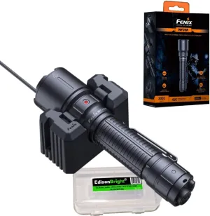 Fenix WF26R 3000 Lumen Cradle Charging LED Tactical Flashlight with EdisonBright Charging Cable Carrying case
