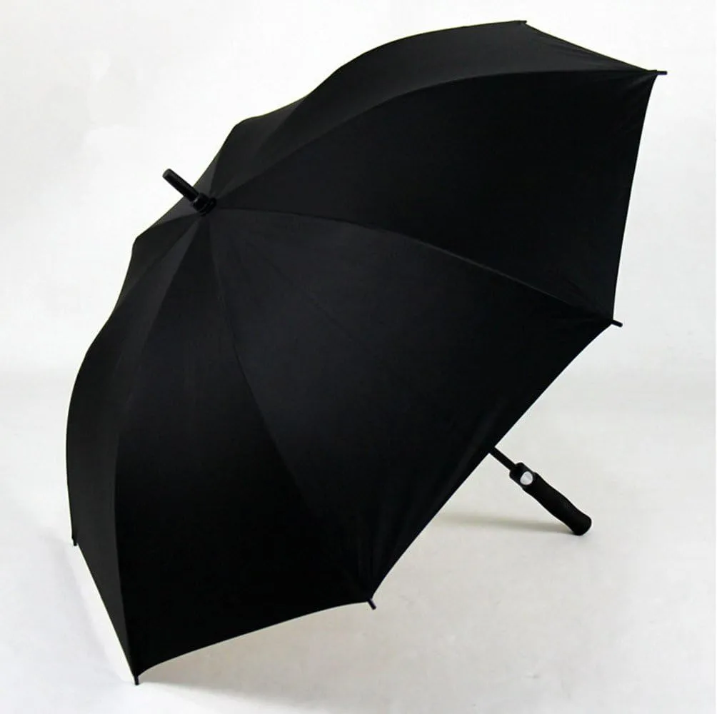 Fiberglass Reinforced Ribs Windproof Golf Umbrella Extra Large Canopy Automatic Open Rain&Wind Repellent Stick Umbrellas with Comfortable Anti-Slip Rubberized Grip
