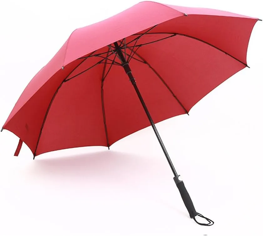 Fiberglass Reinforced Ribs Windproof Golf Umbrella Extra Large Canopy Automatic Open Rain&Wind Repellent Stick Umbrellas with Comfortable Anti-Slip Rubberized Grip