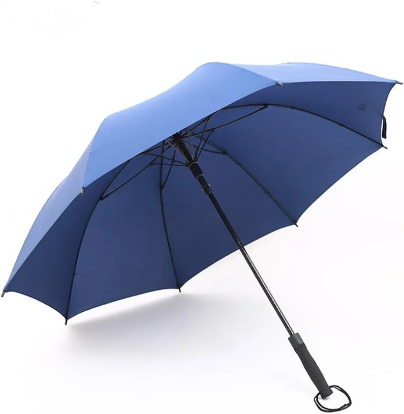 Fiberglass Reinforced Ribs Windproof Golf Umbrella Extra Large Canopy Automatic Open Rain&Wind Repellent Stick Umbrellas with Comfortable Anti-Slip Rubberized Grip