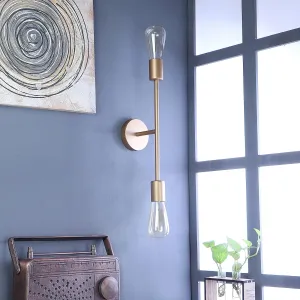 Filo Gold Metal Wall Light by SS Lightings