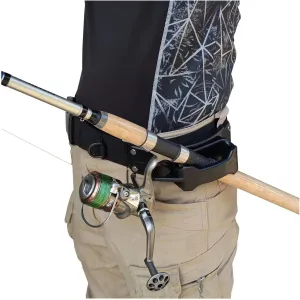 Fishing Belts Rod Holder,3rd Hand Belt,Fishing Wading Belt,Fishing Belts Outdoor Lure Fishing Essential Tool with 20pcs Soft Lure