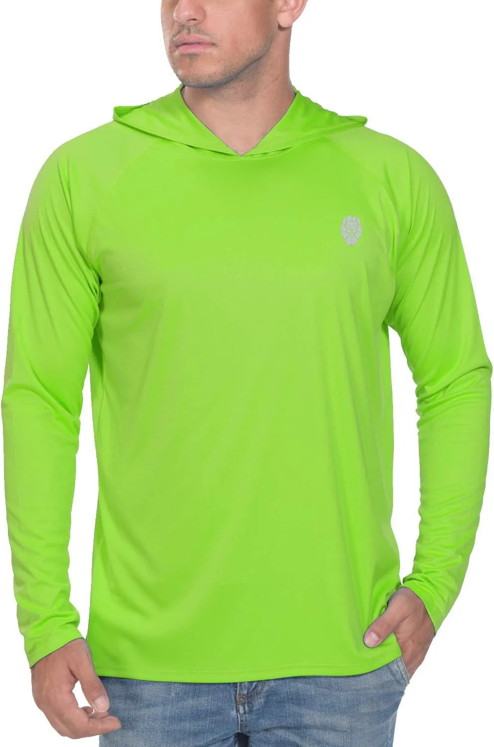 Fishing Shirts for Men Long Sleeve - Sun Protection SPF 50  UV Tshirt Hoodies