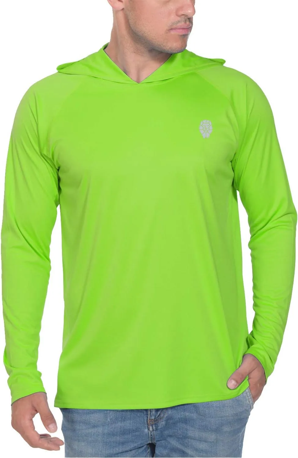 Fishing Shirts for Men Long Sleeve - Sun Protection SPF 50  UV Tshirt Hoodies