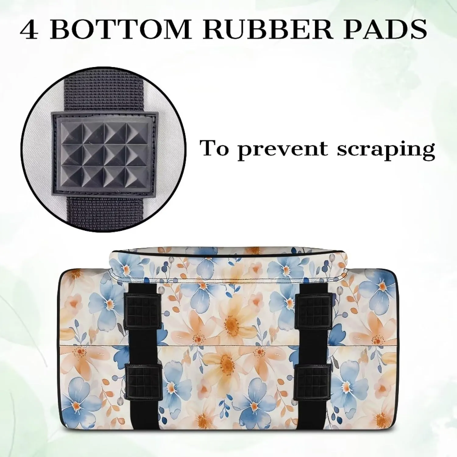 Flower Sewing Machine Carrying Case Portable Sewing Machine Handbag Large Capacity Sewing Machine Covers for Singer Brother Janome and Accessories Gift for Mom