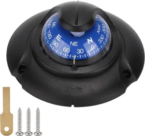 Flush Mount for, Multi Function Magnetic for Flush Mount High Accuracy with LED Light for Marine Yacht Outdoors Hiking