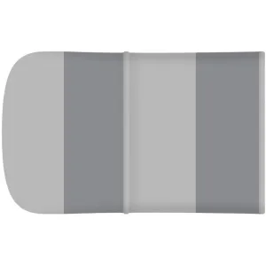 Foundations Gaggle 4 Buggy Fabric Canopy, UV & Rain Protection, Extends Over Front Seat for Full Protection of All Riders, Steel Pipe Frame for Durability (Two-Toned Gray)