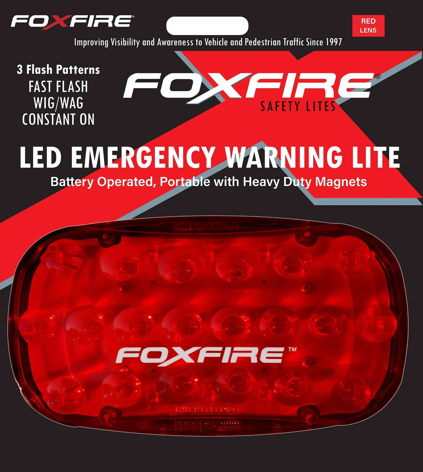 Foxfire FL263-MAG90 Large Signal Lite, 2x45lb Magnets