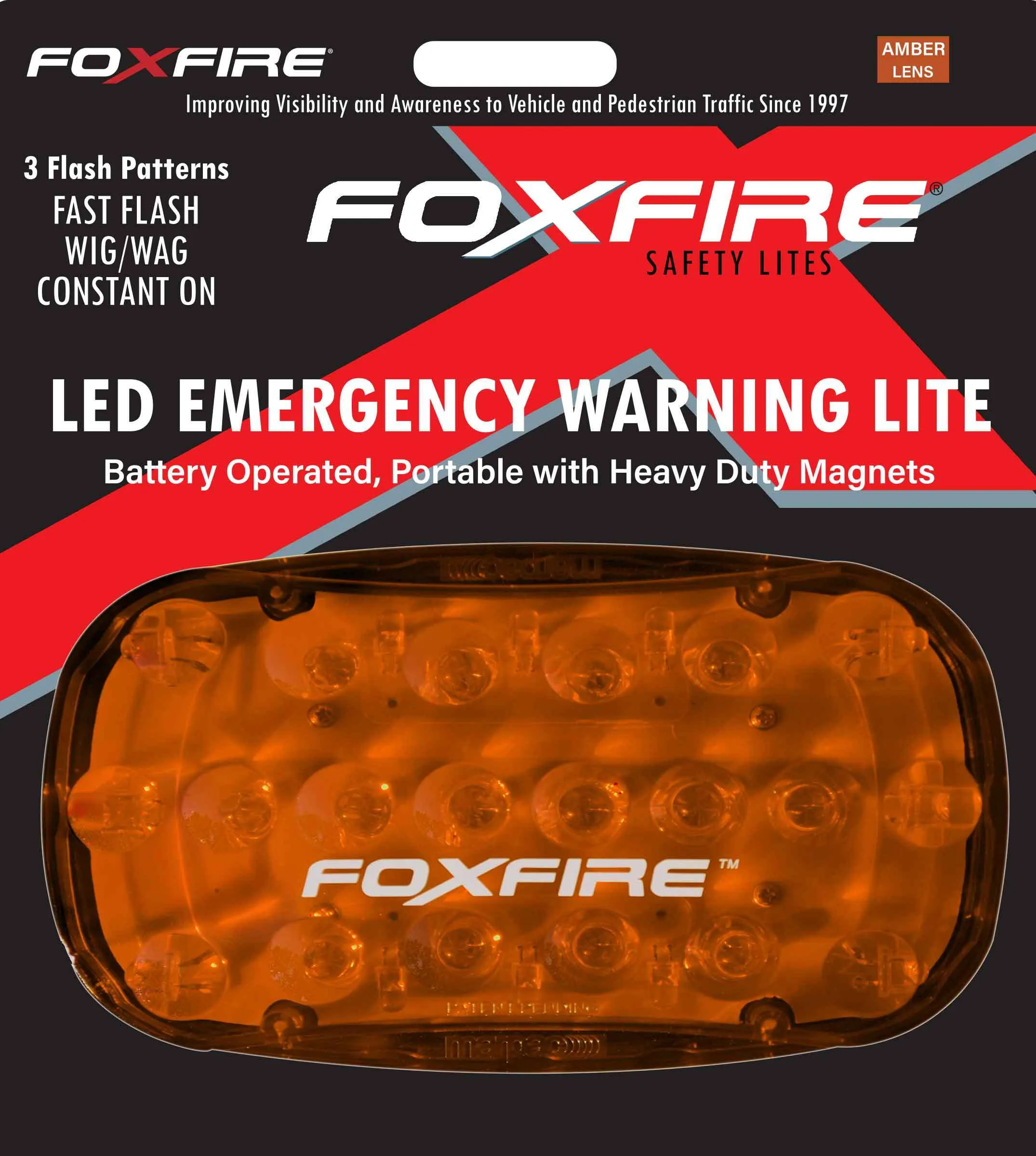 Foxfire FL263-MAG90 Large Signal Lite, 2x45lb Magnets