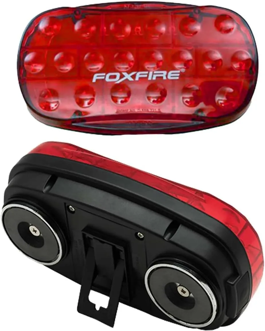 FOXFIRE Safety Lites FL263-MAG90 LED Magnetic Light for Emergency Trailer Lighting, Farm Equipment, Oversized Loads, Workzone Safety (Red)