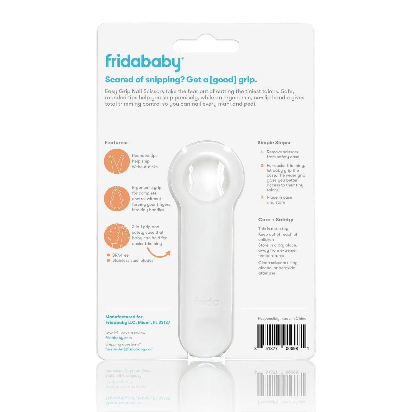 Frida Baby Nail Frida Easy Grip Nail Scissors